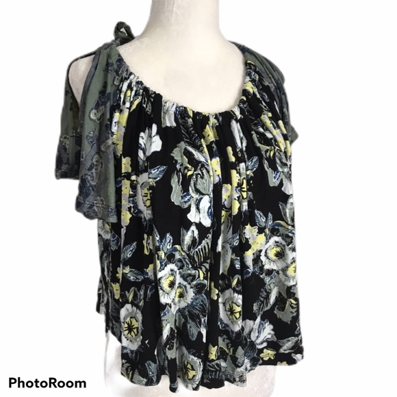 Free People Baja Babe Could Shoulder Blouse - Picture 4 of 7